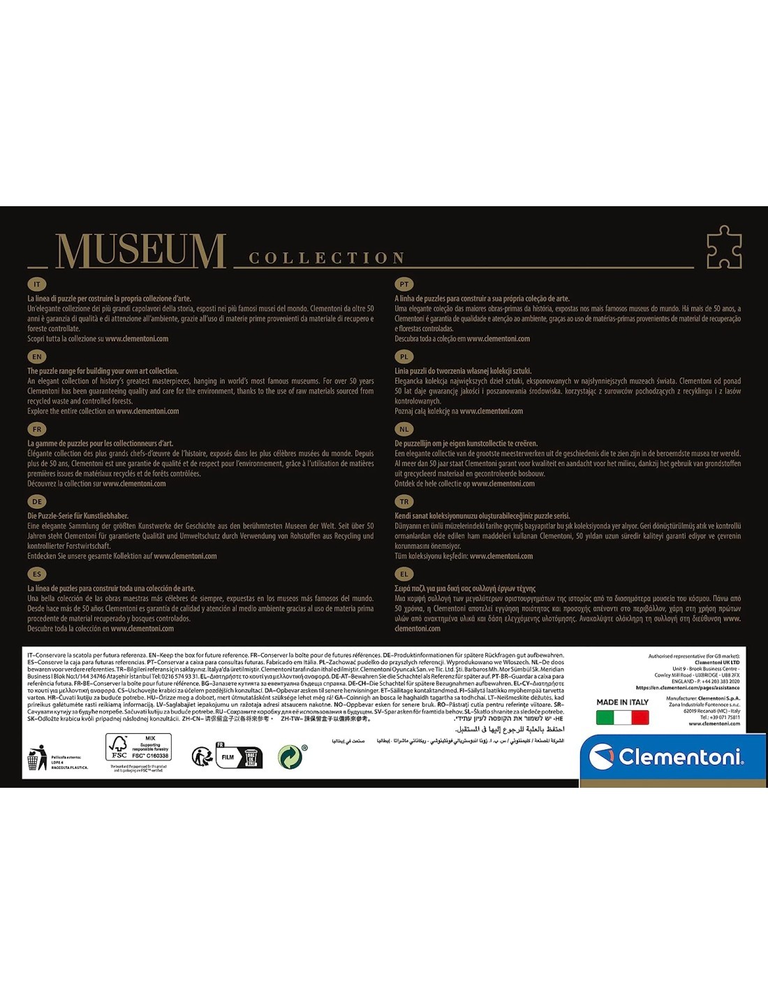 PUZZLE 1000PZ CANALETTO RITORNO DEL BUCINTORO 39764