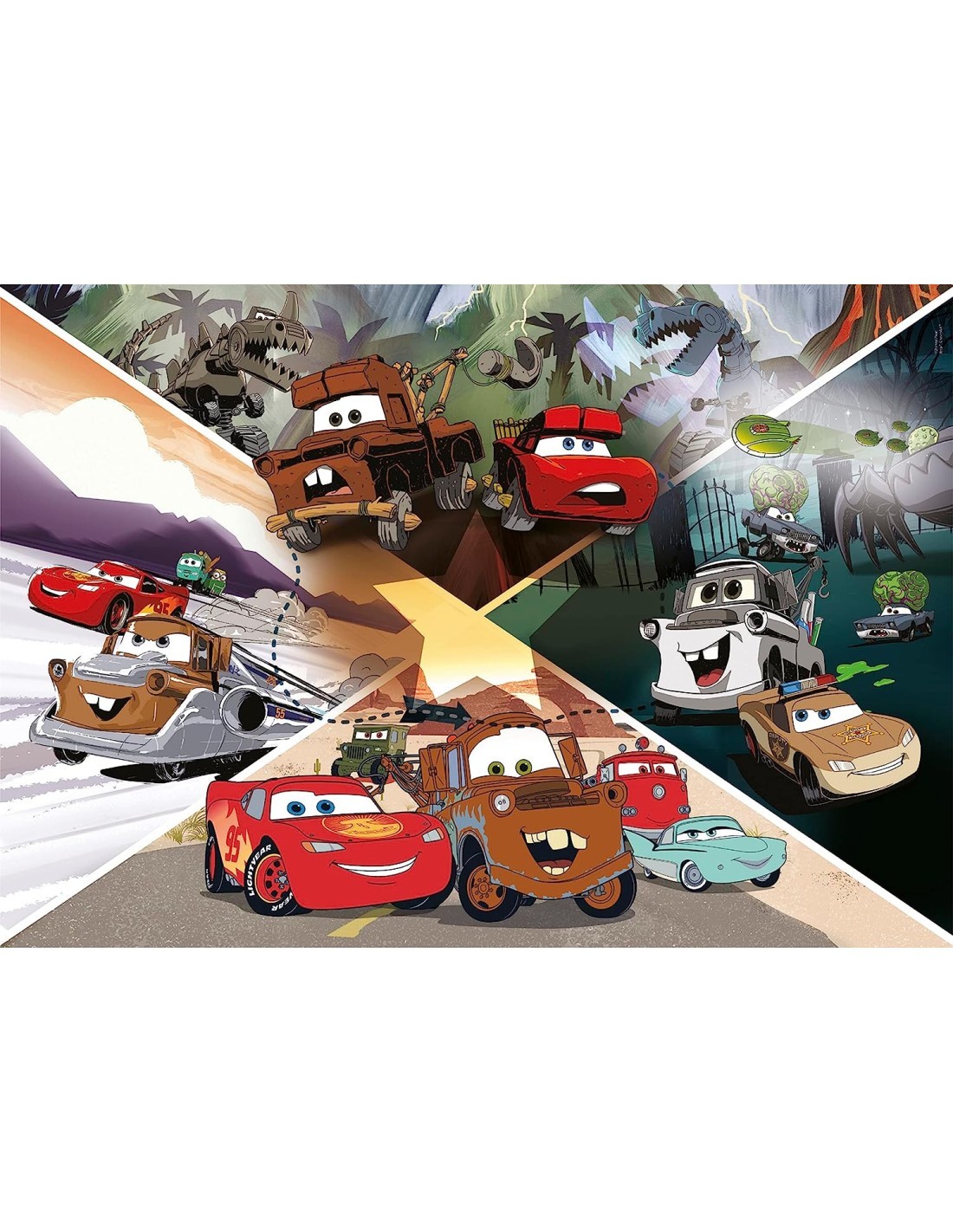 CLEMENTONI MAXIPUZZLE 104PZ CARS ON THE ROAD