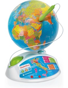 SAPIENTINO CLEMENTONI ESPLORAMONDO REALTA' AUMENTATA educativo parlante con 3 modalità di gioco PER BAMBINI