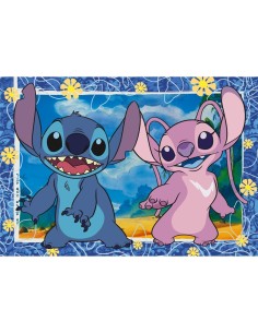 CLEMENTONI, DISNEY, STITCH, SUPERCOLOR, PUZZLE 104 PEZZI, MADE IN ITALY