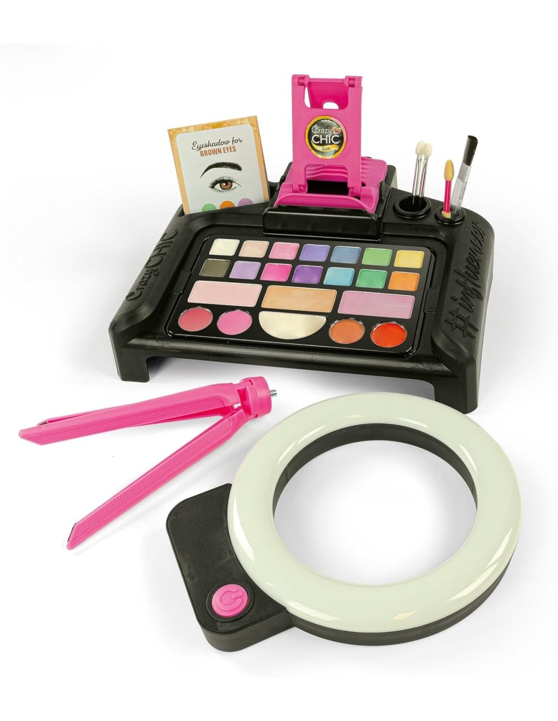 CLEMENTONI CRAZY CHIC  MAKE-UP STUDIO COSMETICI SICURI PER BAMBINI