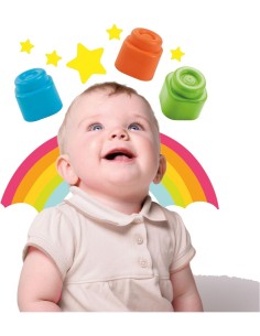 Clementoni Clemmy Sacca 20 Mattoncini Morbidi e Sicuri per Bambini dai 6 ai 36 Mesi