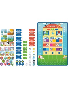 SAPIENTINO CLEMENTONI ORGANIZER MAGNETICO GIOCO EDUCATIVO PER BAMBINI
