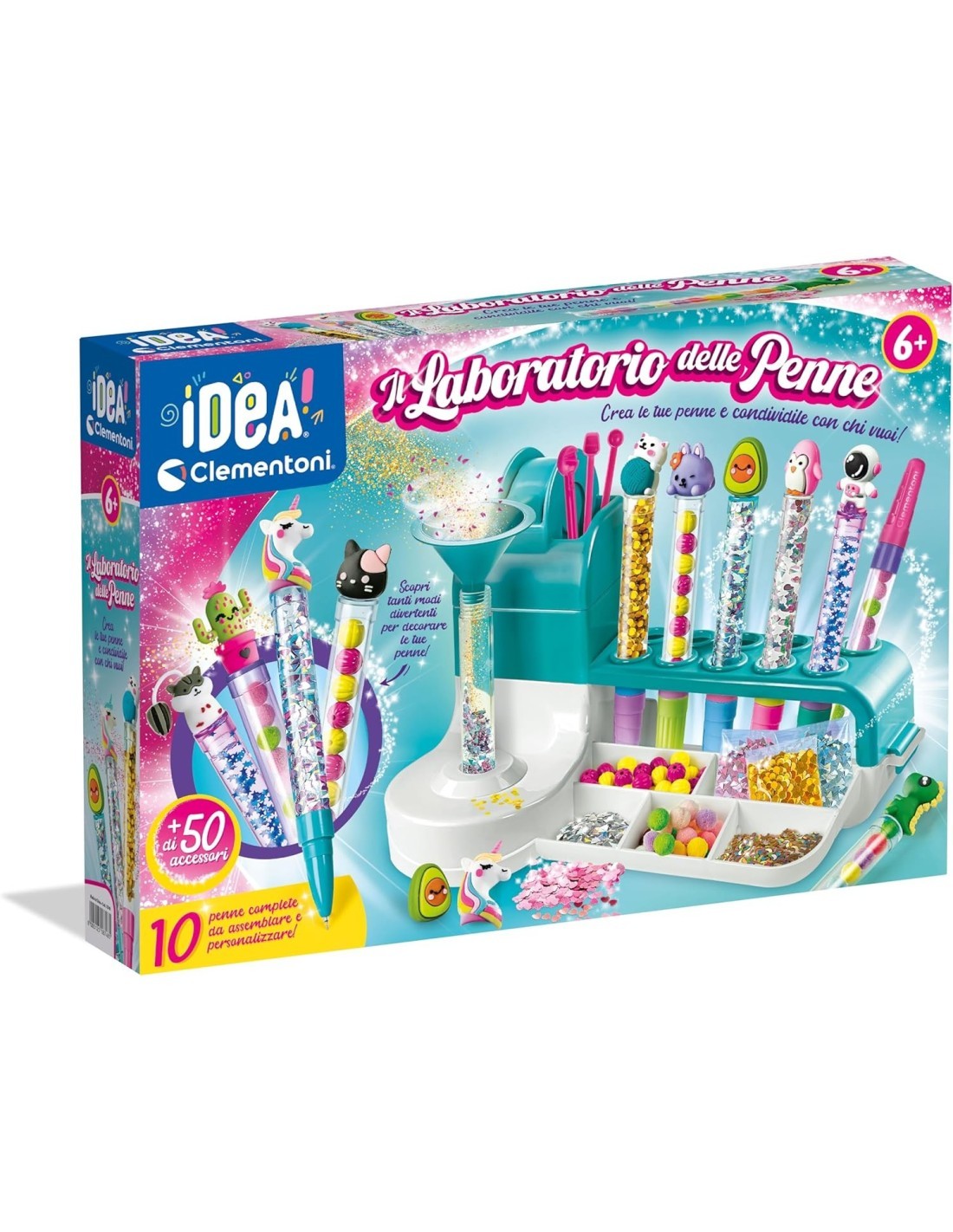 IDEA CLEMENTONI LABORATORIO DELLE PENNE GIOCO EDUCATIVO PER BAMBINI