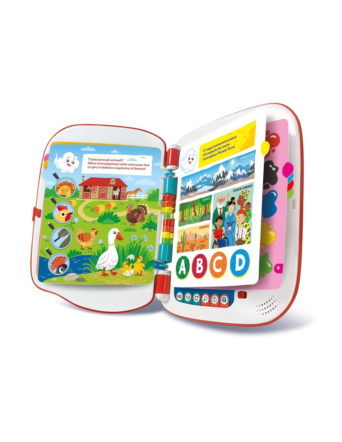 GIRAPAGINA SAPIENTINO CLEMENTONI GIOCO DI APPRENDIMENTO PER BAMBINI