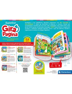 GIRAPAGINA SAPIENTINO CLEMENTONI GIOCO DI APPRENDIMENTO PER BAMBINI