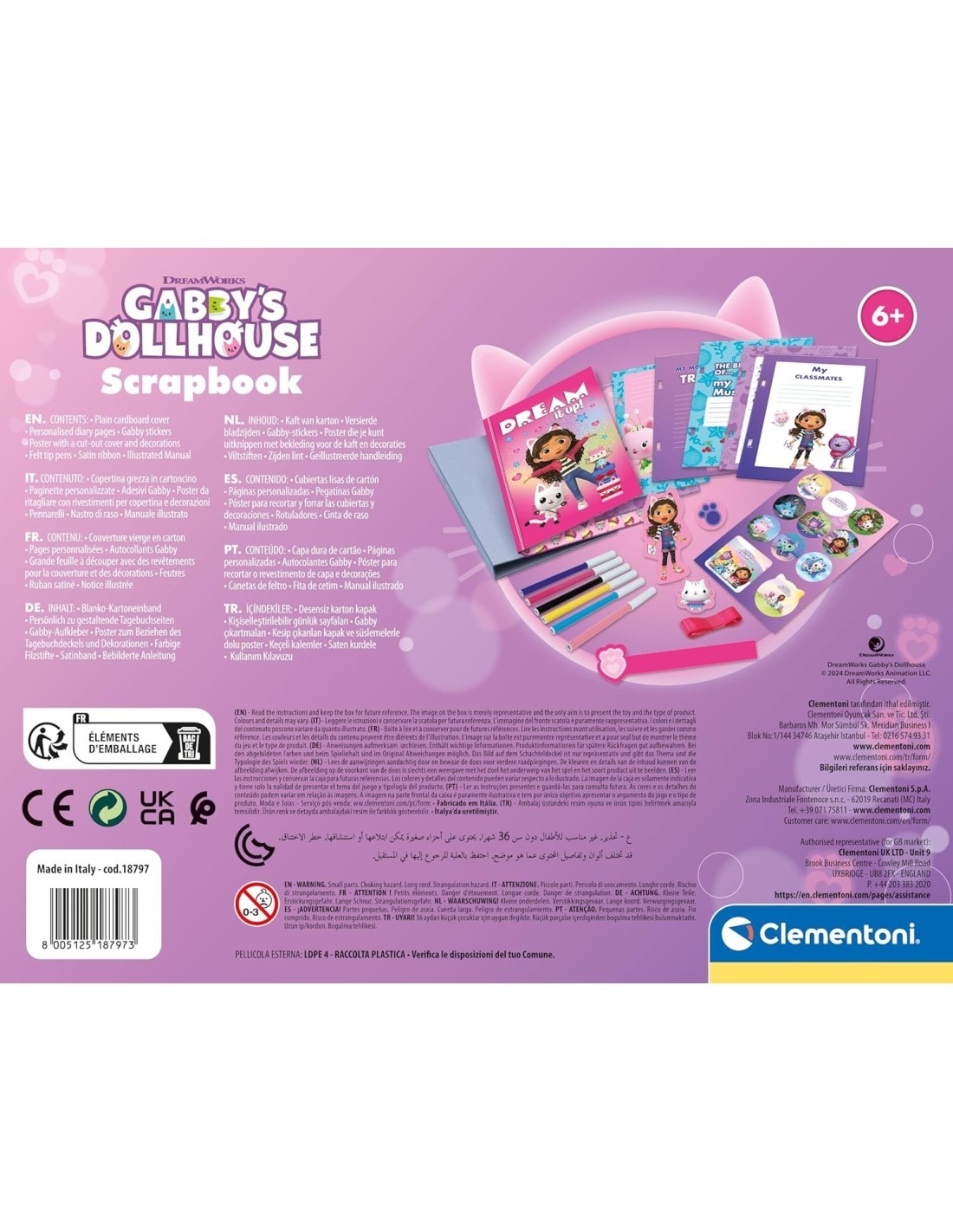 GABBY  SCRAPBOOK CLEMENTONI