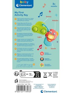 Chiave Interattiva Baby Clementoni con Luci e Suoni – Gioco Elettronico 3+ Mesi