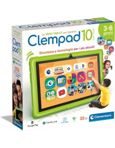 Tablet Clempad Clementoni da 10 pollici per bambini da 3 a 6 anni