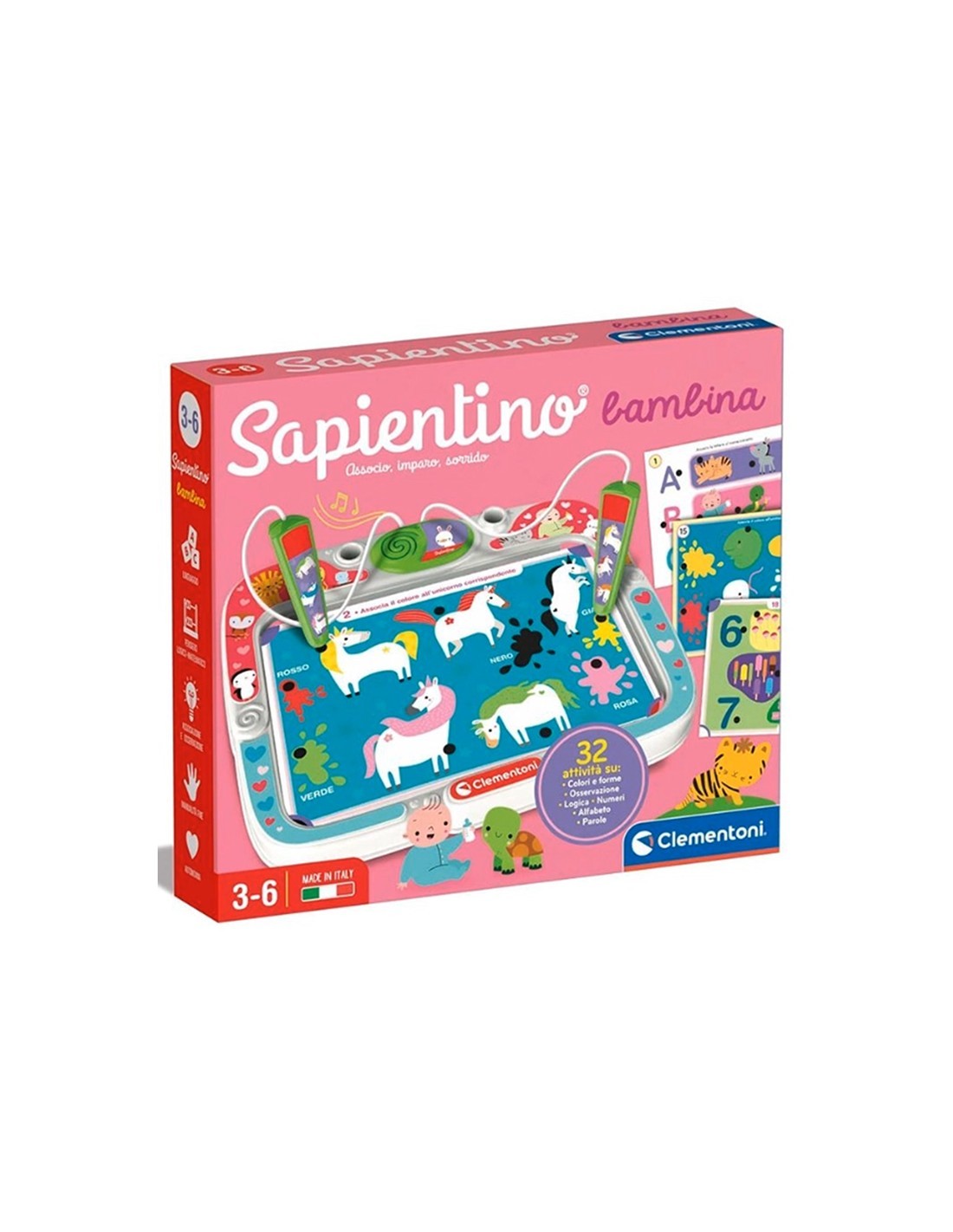 SAPIENTINO 16473 BAMBINA TESSERE INTERATTIVE