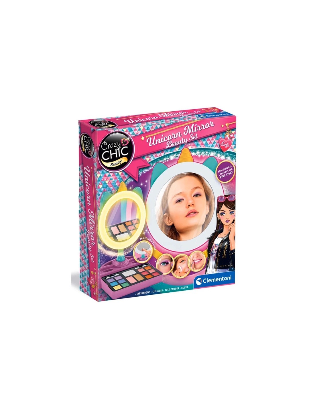 CRAZY CHIC 18855 BEAUTY SET SPECCHIO UNICORNO