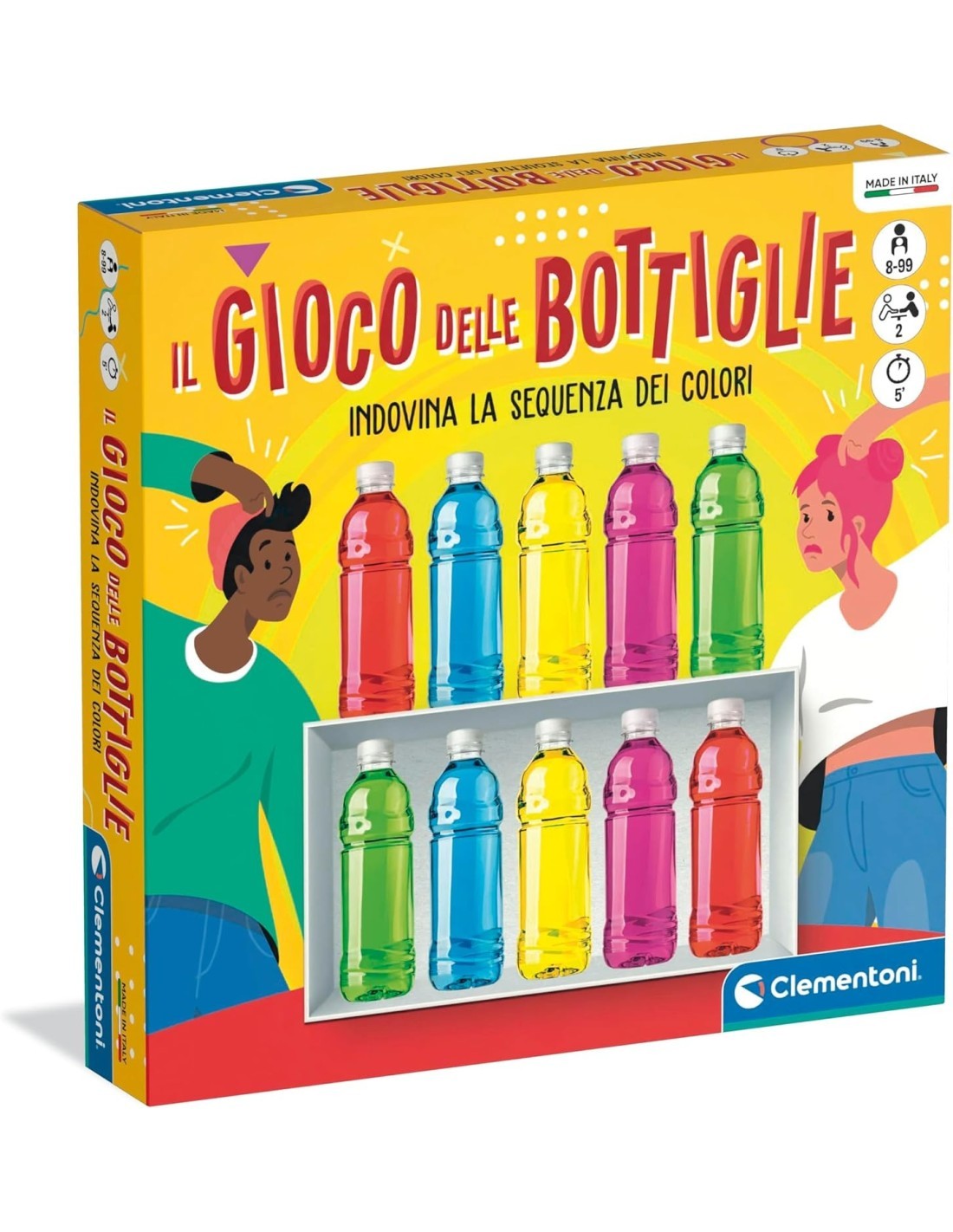 Clementoni Gioco delle Bottiglie – Gioco da Tavolo per Tutta la Famiglia
