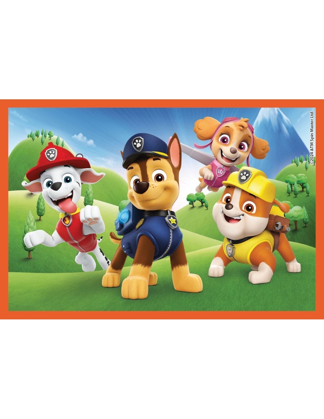 CLEMENTONI, PAW PATROL, PUZZLE CUBI, 6 PEZZI, BAMBINI 2 ANNI, CARTONI ANIMATI, MADE IN ITALY