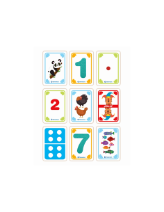 SAPIENTINO 16837 NUMERI TATTILI FLASHCARDS