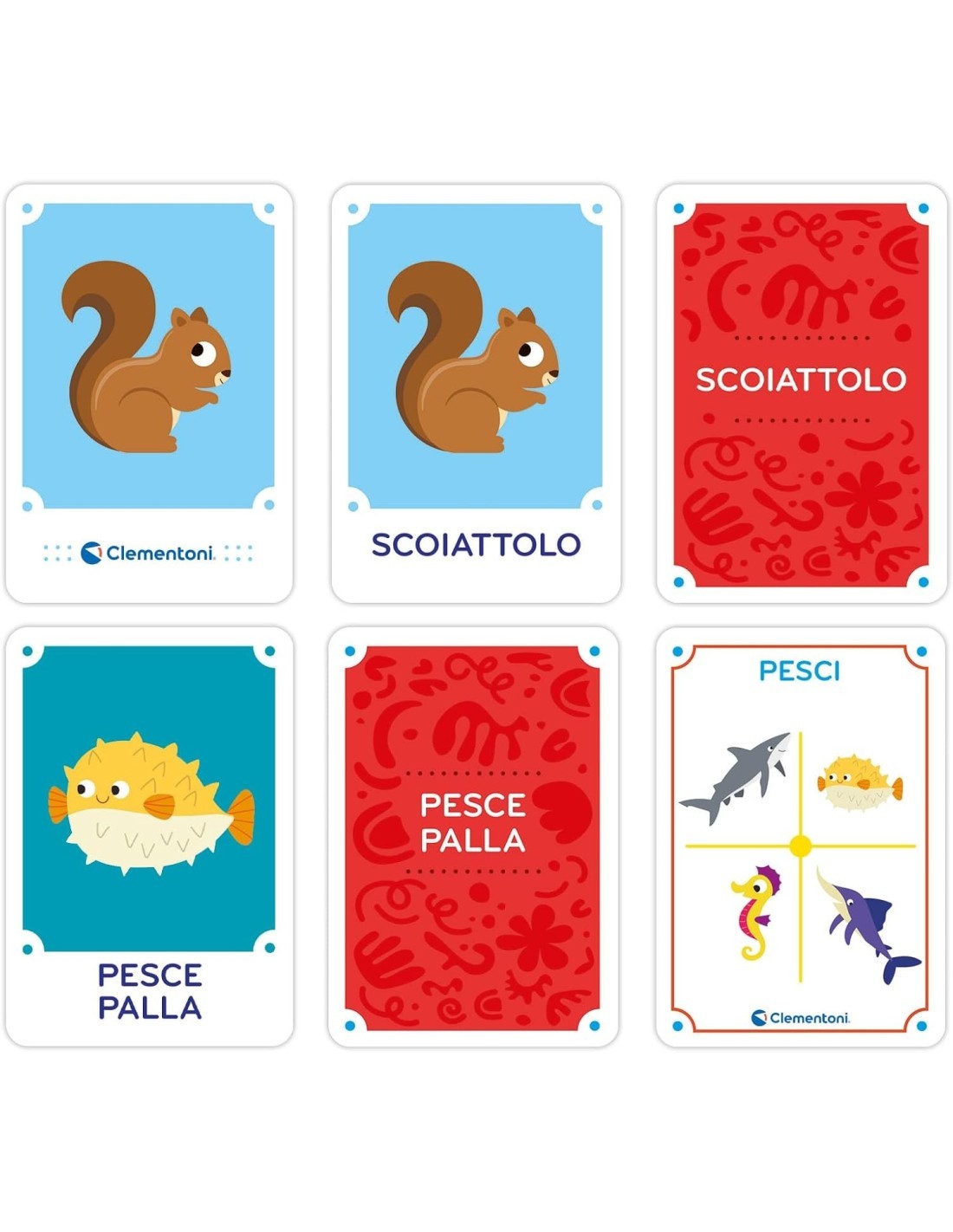 CLEMENTONI SAPIENTINO REGNO DEGLI ANIMALI FLASHCARDS