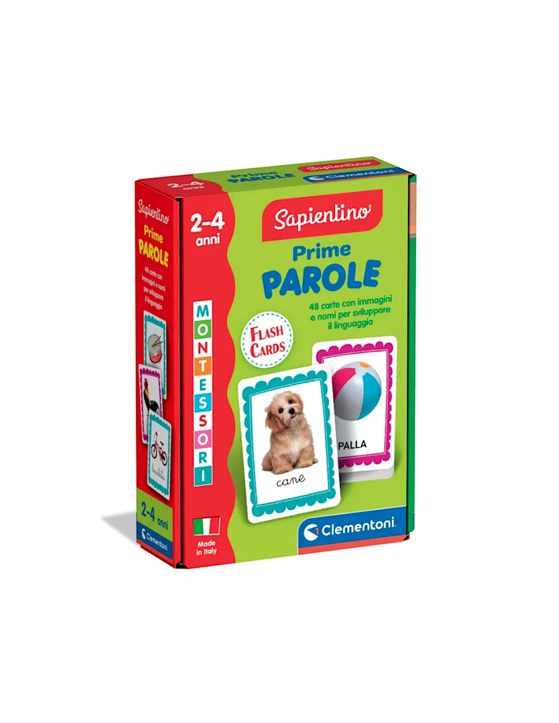 CLEMENTONI SAPIENTINO PRIME PAROLE FLASHCARDS