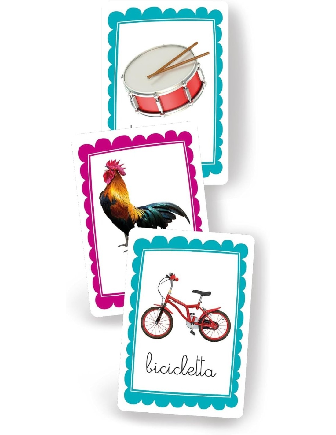 CLEMENTONI SAPIENTINO PRIME PAROLE FLASHCARDS