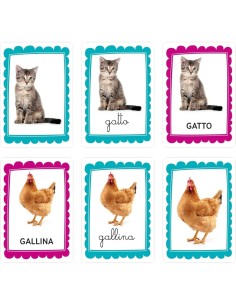 CLEMENTONI SAPIENTINO PRIME PAROLE FLASHCARDS