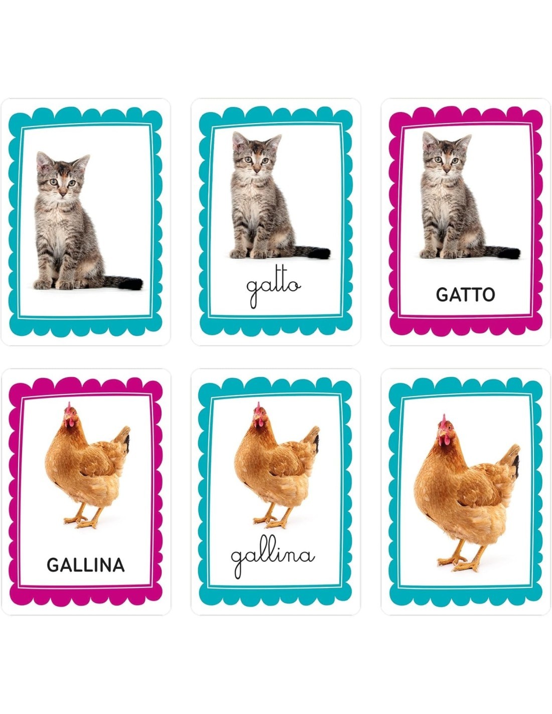 CLEMENTONI SAPIENTINO PRIME PAROLE FLASHCARDS