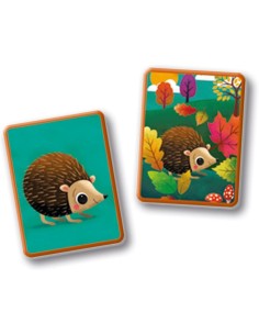 CLEMENTONI, SAPIENTINO BABY MONTESSORI, LE CASE DEI CUCCIOLI, FLASHCARDS EDUCATIVE,  48 CARTE TATTILI, ANIMALI E HABITAT