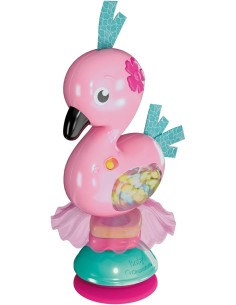 Clementoni Fancy Flamingo Sonaglino Interattivo per Prima Infanzia – Melodie e Colori Stimolanti