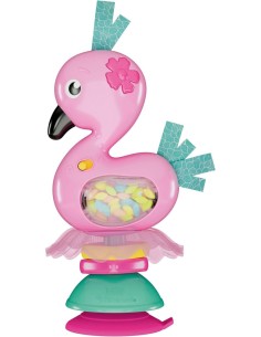 Clementoni Fancy Flamingo Sonaglino Interattivo per Prima Infanzia – Melodie e Colori Stimolanti