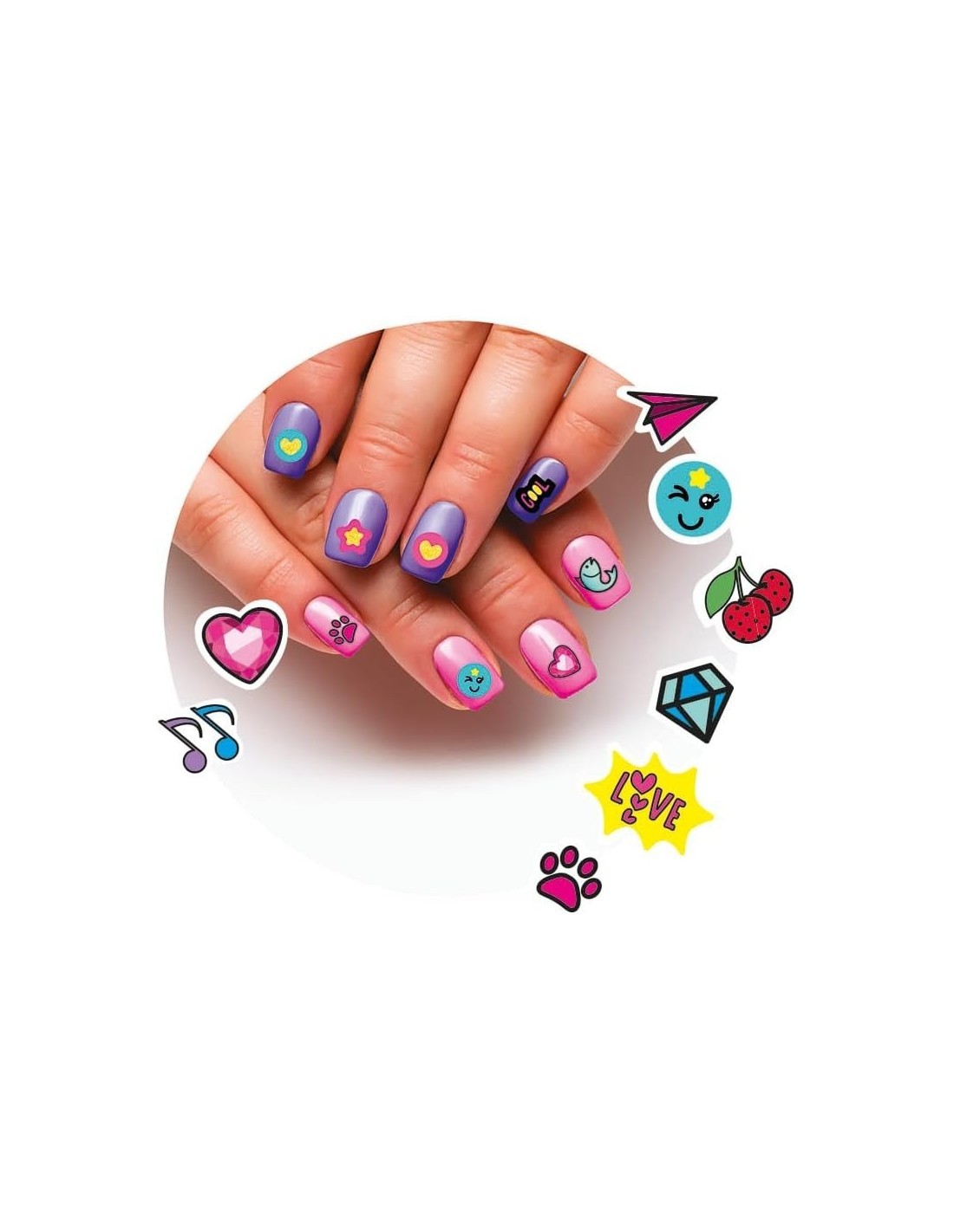 Laboratorio Smalti e Nail Art Clementoni Kit Scientifico Unghie Personalizzate Bambine 8+