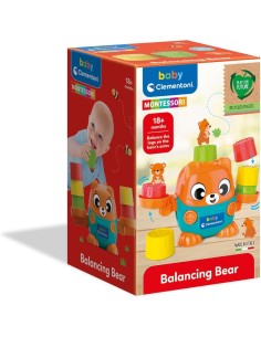 CLEMENTONI, BABY MONTESSORI, BALANCING BEAR, GIOCO PRIMA INFANZIA, BILANCIA CON CUBETTI