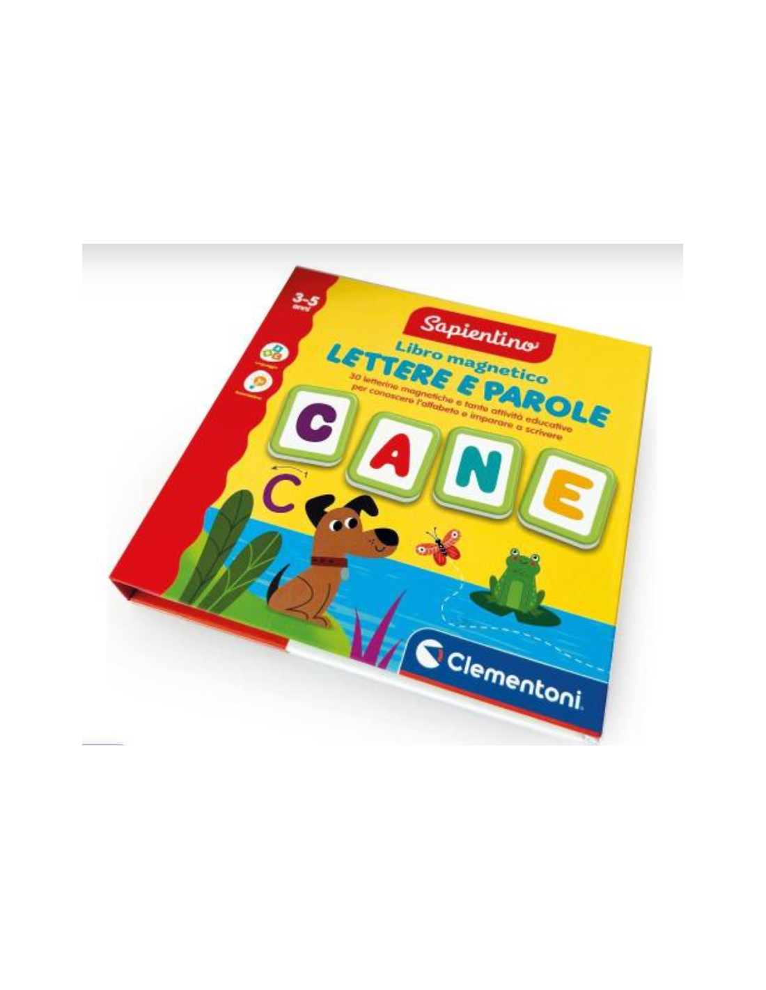 SAPIENTINO 16487 LETTERE E PAROLE LIBRO MAGNETICO