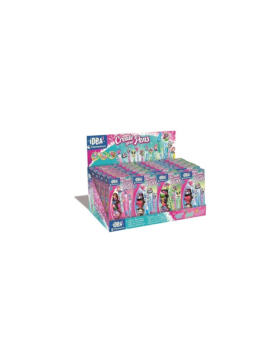 CREATIVO, PICCOLO LABORATORIO DELLE PENNE, CLEMENTONI, 18869, IDEA!, KIT CREATIVO, BAMBINI