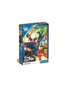 PUZZLE 500PZ CLEMENTONI CON POSTER SUPEREROI DC 35531