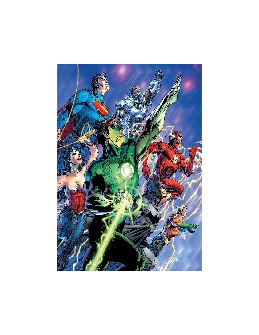 PUZZLE 500PZ CLEMENTONI CON POSTER SUPEREROI DC 35532