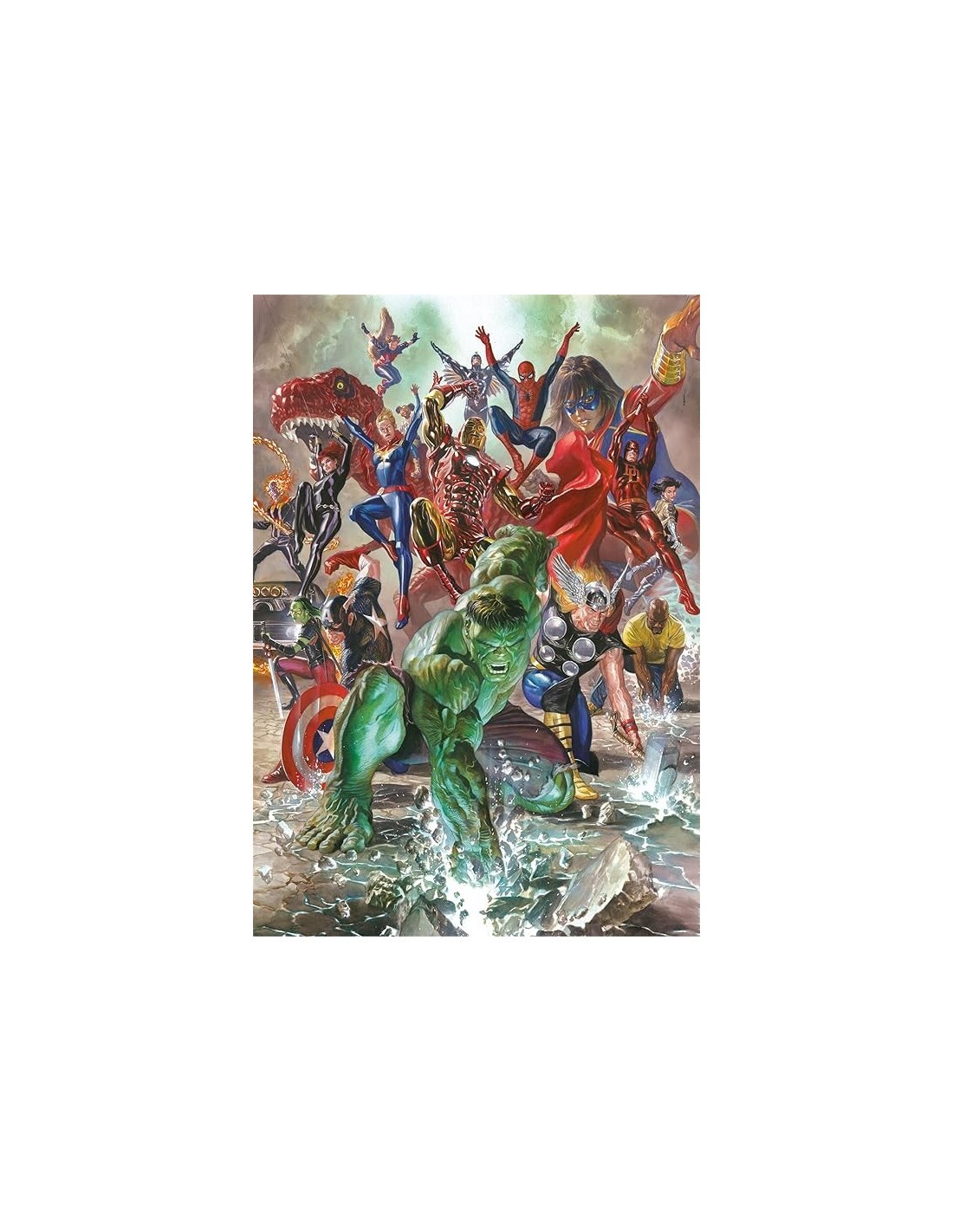 PUZZLE 500PZ CLEMENTONI CON POSTER SUPEREROI MARVEL 35546