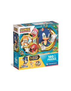 PUZZLE CLEMENTONI 180PZ CON STICKER SONIC 29796
