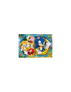 PUZZLE CLEMENTONI 180PZ CON STICKER SONIC 29796 2
