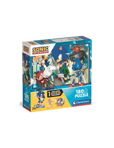 PUZZLE CLEMENTONI 180PZ CON STICKER SONIC 29798