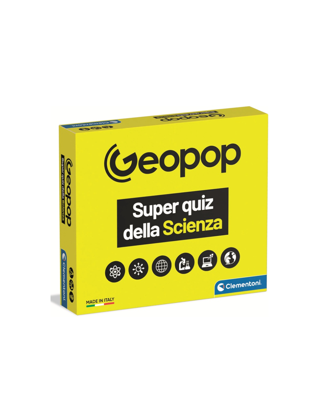 GEOPOP 19431 SUPER QUIZ DELLA SCIENZA, GIOCO SCIENTIFICO DA 2 A 6 GIOCATORI