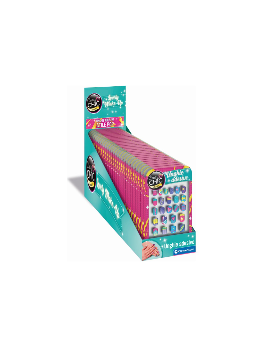 CRAZY CHIC 18137 UNGHIE ADESIVE STILE POP