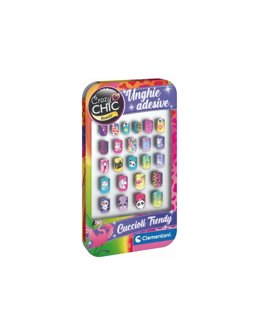 CRAZY CHIC 18135 UNGHIE ADESIVE CUCCIOLI TRENDY