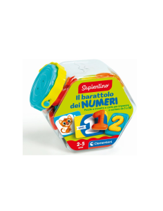 CLEMENTONI, SAPIENTINO, 16492, IL BARATTOLO DEI NUMERI, GIOCO EDUCATIVO, IMPARA I NUMERI E LE QUANTITÀ, BAMBINI 2-5 ANNI