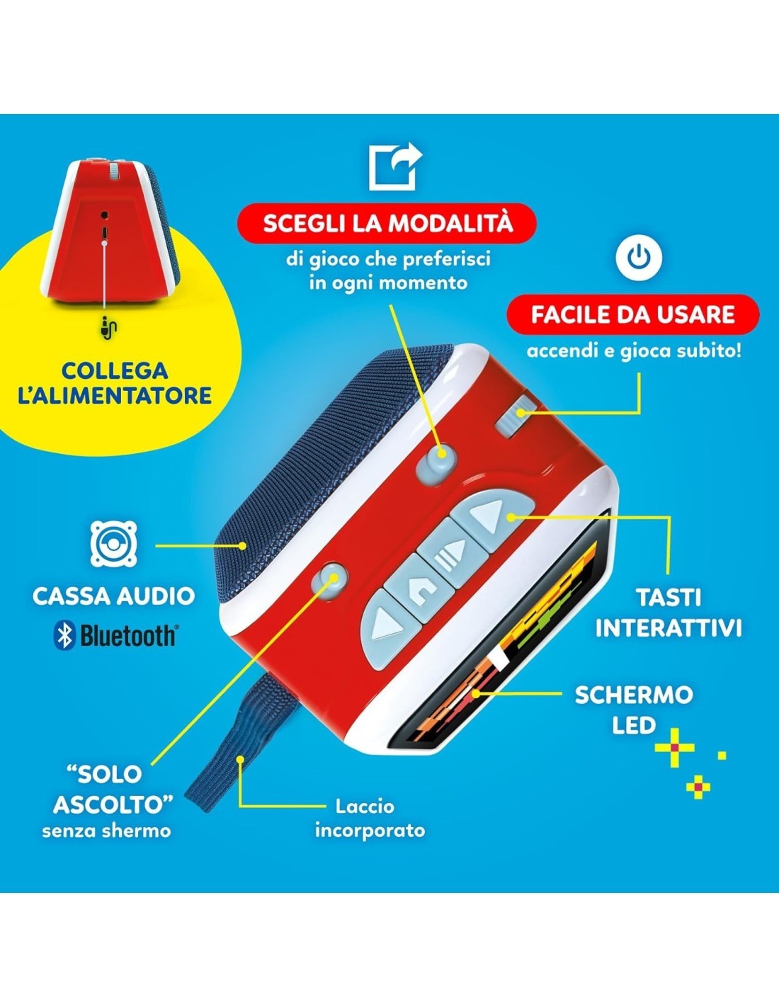SAPIENTINO, MAGICO RACCONTASTORIE, GIOCO EDUCATIVO, 3+ ANNI, 17729