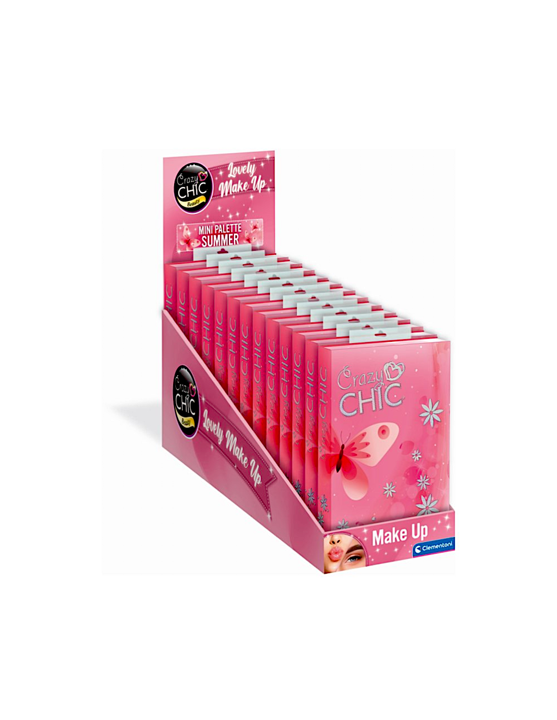 Crazy Chic Mini Palette Ombretti Spring trucco bambina kit makeup sicuro e portatile