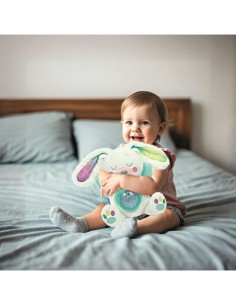 Clementoni Fiocco Proiettore Aurora Boreale peluche lepre artica bambini