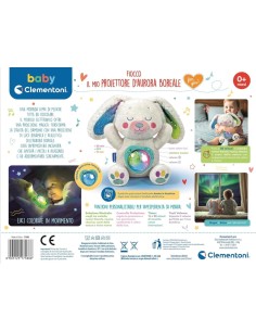 Clementoni Fiocco Proiettore Aurora Boreale peluche lepre artica bambini