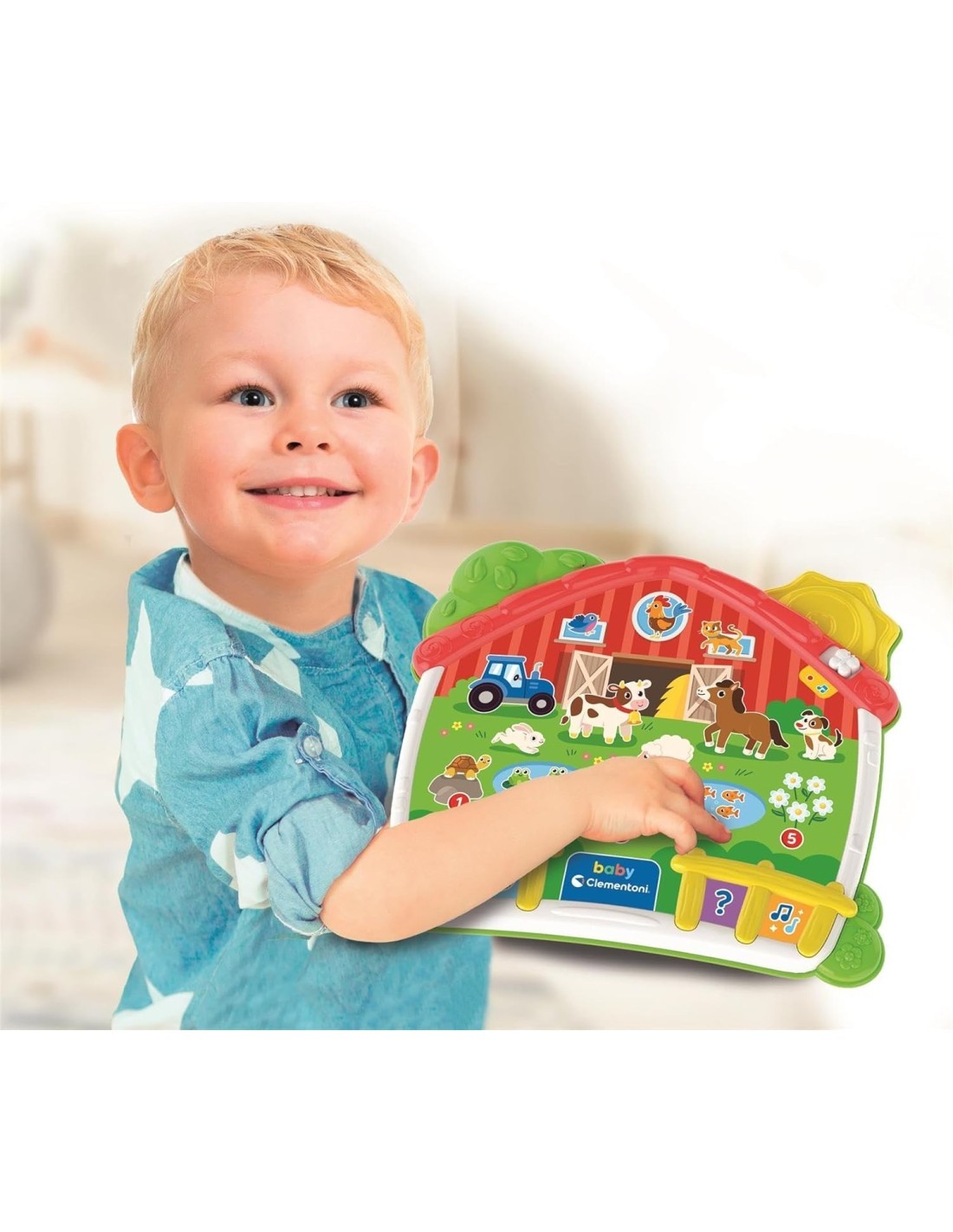 Clementoni La Fattoria Canta e Impara gioco educativo bambini animali numeri parole