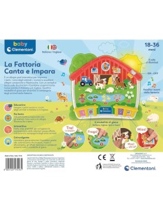 Clementoni La Fattoria Canta e Impara gioco educativo bambini animali numeri parole