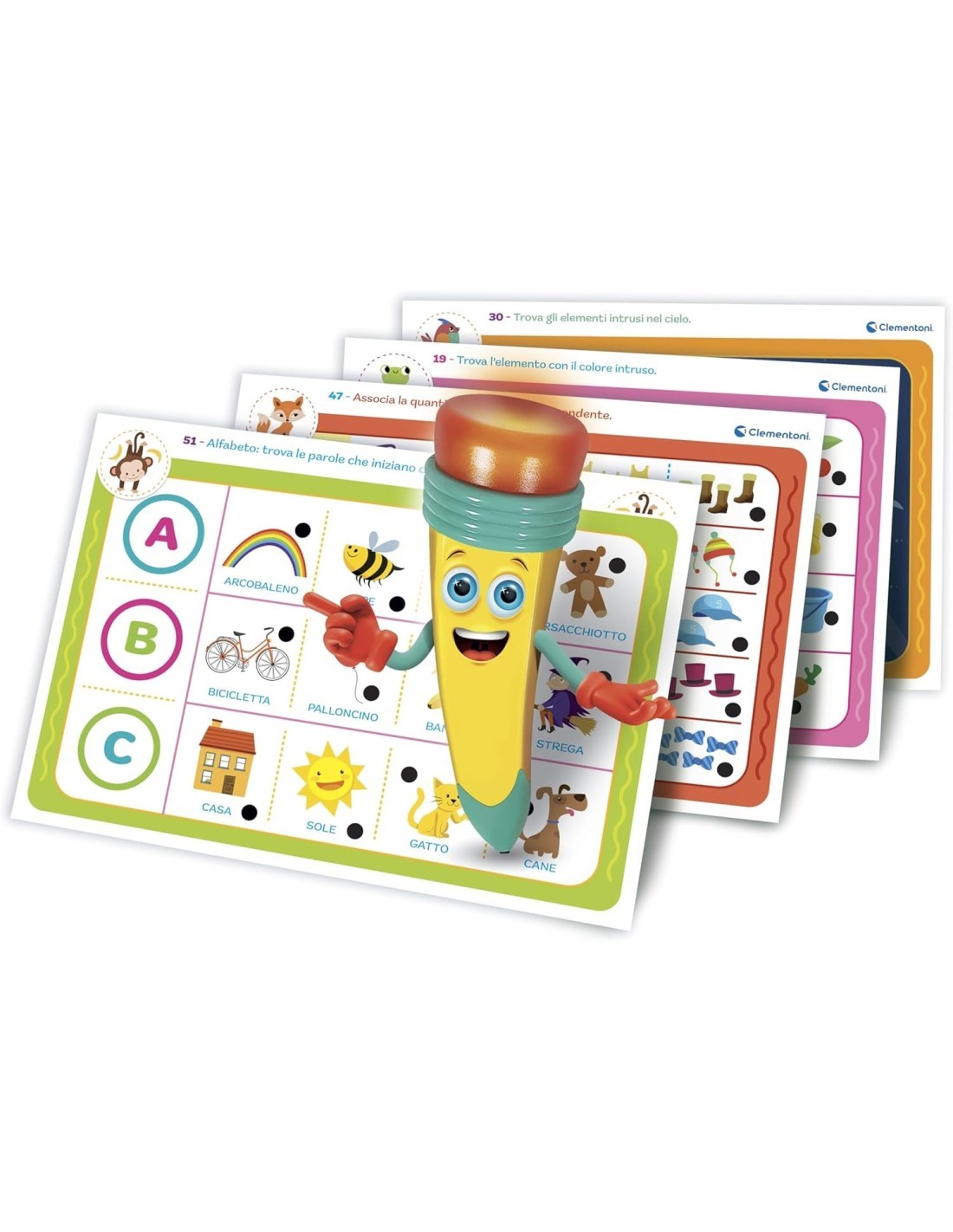 Clementoni Sapientino La Penna Parlante 1000 Quiz gioco educativo bambini 3-6 anni