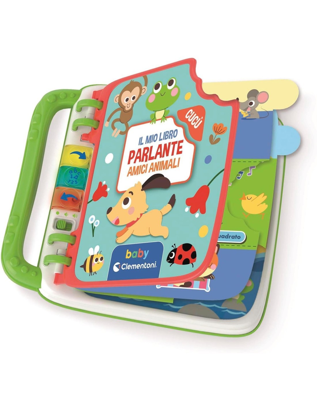 CLEMENTONI, BABY, LIBRO PARLANTE, AMICI ANIMALI, GIOCO EDUCATIVO, 12+ MESI