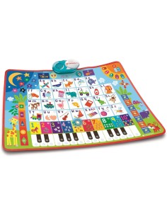 CLEMENTONI, SAPIENTINO ALFABETO PARLANTE, POSTER ELETTRONICO 48X70 CM, BILINGUE ITALIANO INGLESE, BAMBINI 3-5 ANNI