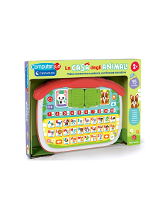 COMPUTER KID, LA CASETTA DEGLI ANIMALI, CLEMENTONI, SAPIENTINO, GIOCO EDUCATIVO PARLANTE, 2-4 ANNI